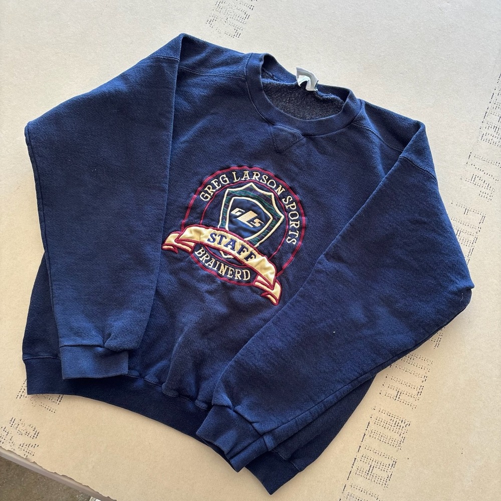 Vintage Discus Athletic Greg Larson Sports Sweatshirt